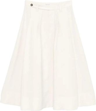 Brunello Cucinelli A-line Midi Skirt