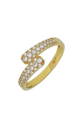 Bony Levy Bardot Trend Bypass Diamond Ring in 18K Yellow Gold at Nordstrom, Size 7.5
