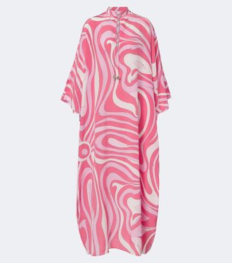 Pucci Marmo silk twill kaftan