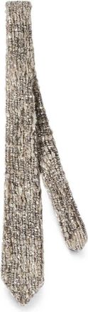 Brunello Cucinelli Tie Classic Beige Stracciatella