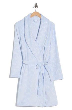 Calvin Klein Debossed Fluffy Robe in Halogen Blue at Nordstrom Rack, Size X-Small/small