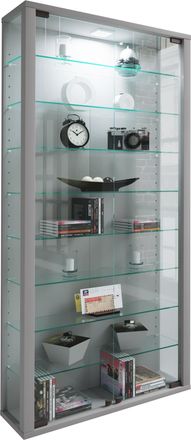 ebuy24 Ebuy24 - Vcm Vitrina Colgante Vitrina Vidrio Con Vidrio De Seguridad Esg Dimensiones: Al. 114 X An. 59 X T. 18 Cm Vidrio Vitrina Colgante Moderno Y Co