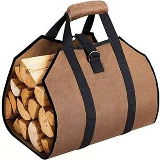 OEM Bolsa De Transporte De Le&ntilde;a Para Interiores, Bolsa De Transporte De Le&ntilde;a, Bolsa De Transporte De Lona, Cesta De Le&ntilde;a Port&aacute;til Para Chimeneas, Estufas 