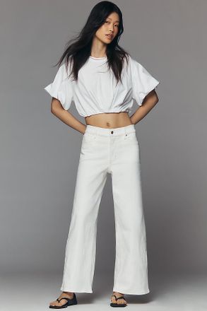 Frame Denim Le Pixie Petite Slim Palazzo Jeans