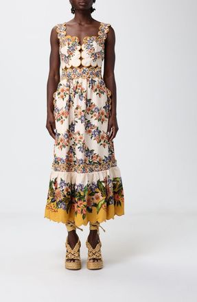 Farm Rio Abito midi Sand Hilo Farm Rio in Lenzing Ecovero and Euroflax