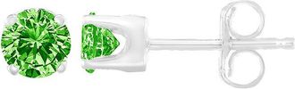 House of Brilliance Haus Of Brilliance Silver 0.20 Ct. Tw. Diamond Stud Earrings