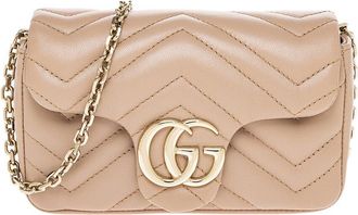 Gucci Gg Marmont Mini Leather Mini Bag