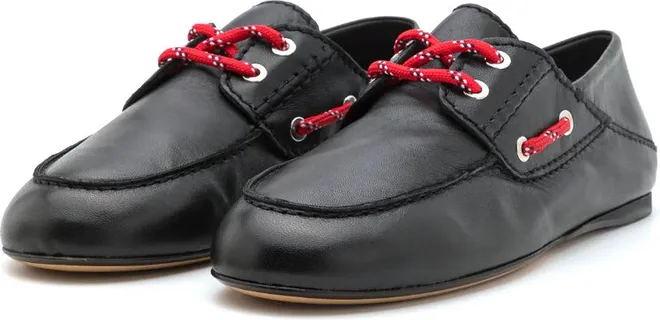 Leather Boat Shoes Size 38