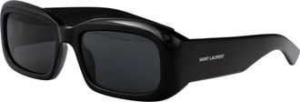 Saint Laurent unisex, Accessoires, Zwart, Maat: 55 MM Nylon
