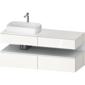 Duravit Qatego Consola Mueble Bajo Lavabo, 2 Extensiones, 2 - Duravit