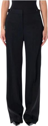 Stella McCartney Tuxedo Slim Pant - Dames - Slim Fit Broeken - Zwart - S - Broeken