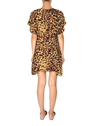 Stella McCartney Spotted Animalier Print Mini Dress - Multicolor