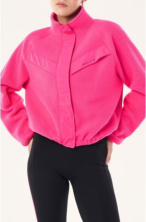 P.E Nation Shelter Fleece Jacket in Cosmo Pink at Nordstrom, Size X-Large