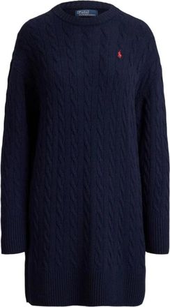 Polo Ralph Lauren Jurken - Dames - Kleedjes - Blauw - M - Kleedjes