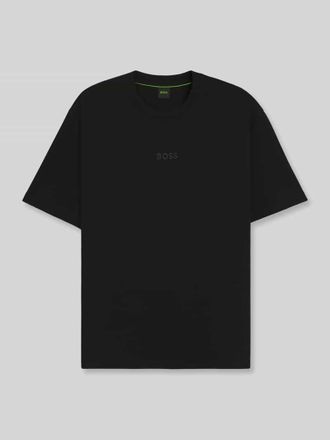 HUGO BOSS Relaxed Fit T-Shirt aus reiner Baumwolle Modell TEE 10 in Black, Gr&ouml;&szlig;e XXXL