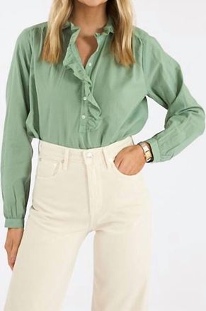 Xirena Caspian Top In Sage Leaf