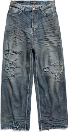 Balenciaga (WMNS) Balenciaga Baggy Pants Light Blue 745213TNW014974
