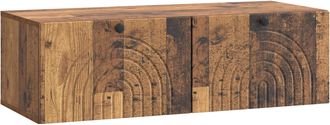 vidaXL Mueble Para Tv De Pared Madera Envejecida 99 X 41 X 30 Cm Vidaxl