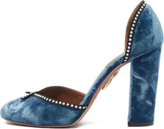 Aquazzura Pumps con tacco largo - Blu