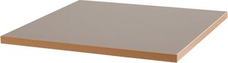 Oviala Mesa cuadrada taupe 60 cm La Villette