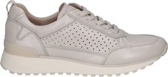 Caprice Beige Pearl Sneakers voor Vrouwen - Dames - Sneakers - Beige - 38 EU - Schoenen