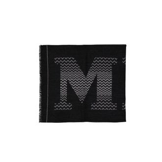 Missoni Black Virgin Wool Womens Scarf