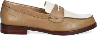 Clarks Mocassini bicolore in pelle - Marrone