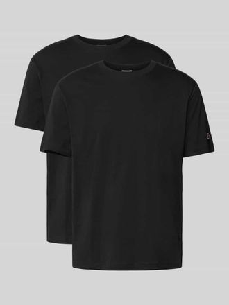 Champion T-Shirt mit Rundhalsausschnitt im 2er-Pack in Black, Gr&ouml;&szlig;e XXL