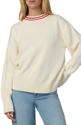 Joe's Benson Tipped Crewneck Sweater in Ecru at Nordstrom, Size X-Small