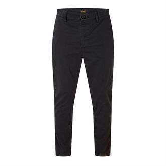 HUGO BOSS Mens Tapered Fit Chinos in Black - Size 36W/34L