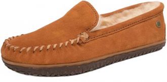 Minnetonka Womens Terese Slipper In Cognac