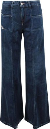 Diesel D-Akii Flare Jeans - Dames - Loose Fit Jeans - Blauw - W28 - Jeans