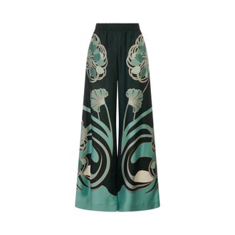 La DoubleJ Wide Trousers, female, Green, Size: XS Palazzo Pants