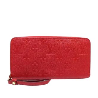 Louis Vuitton Pre-owned Clutches, female, Red, Size: ONE SIZE Pre-owned Long Wallet