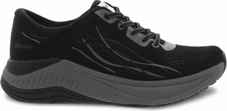 Dansko Womens Pace Shoe In Black/grey Mesh