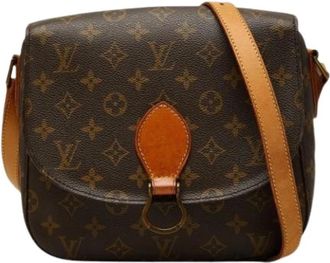 Louis Vuitton Pre-owned Vintage Schoudertas - Dames - Vintage Schoudertas - Bruin - ONE Size - Leer - Vintage