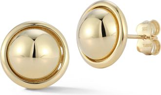 Ember Fine Jewelry 14K Gold Button Studs