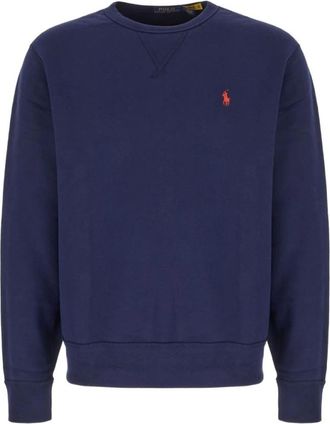 Polo Ralph Lauren Hoodies & sweatvesten, Heren, Blauw, 2Xl, Katoen, RL Fleece Sweatshirt