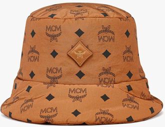 MCM Padded Bucket Hat in Monogram Print ECONYL
