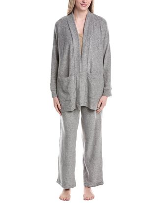 DKNY Dkny 2Pc Robe & Pant Lounge Set