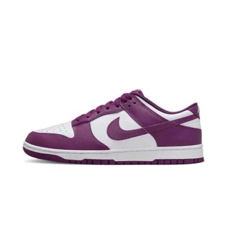 Nike Fitness, Heren, Paars, 45 EU, Leer, Dunk Low White Viotech