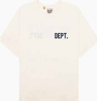 Gallery Dept. Mens Gallery Dept Student Coach Reversible T-Shirt in White - Size: 36