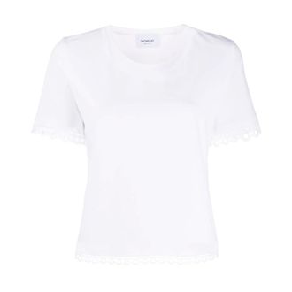 Dondup Tops, Dames, Wit, M, Katoen, 000 Shirt