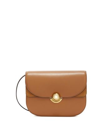 Furla Sfera Brandy Shoulder Bag In Smooth Leather