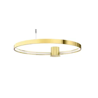 Thoro L&aacute;mpara de techo dorado aluminio 3000k alt. 13 cm