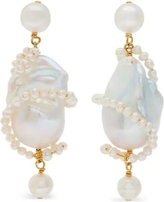 Completedworks Carvings earrings - Neutrals