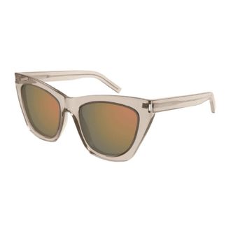Saint Laurent Ladies Black Cat Eye Sunglasses SL214KATE 023