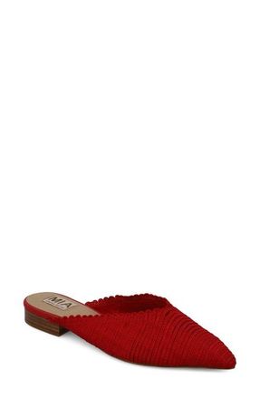 Mia Abia Pointed Toe Mule in Red at Nordstrom, Size 6.5