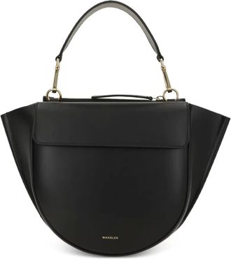 Wandler small Hortensia leather tote bag - Black