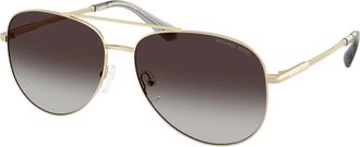 Michael Kors Stijlvolle zonnebril Perledo 10148G - Dames - Zonnebrillen - Geel - 58 MM - Accessoires